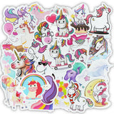 Anime Stickers for Unicorn Cartoon Animal Waterproof Cute Graffiti Sticker to DIY Luggage Laptop Bike Notebook Car Guitar Decals