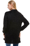 Shaggy Loose Fit Long Cardigan