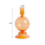 Nordic Glass Candle Holders Romantic Dinner Home Decoration