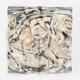 Marble Silk Scarf Bandana Scarf Women Scarf Spring