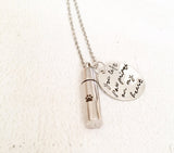 Pet loss - Hand stamped necklace - Pet memorial