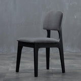 Special Offer Solid Wood Black Simple Backrest Hotel Dining Chair Home Furniture Restaurant Coffee Chair