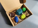 Wooden Rainbow Stacking Balance Stones for Kids Educations