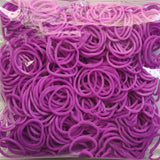 600 Elastic Different Colors Rubber Loom Bands Bracelet