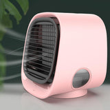 Air Cooler Fan USB Mini Portable Air Conditioner Fan Desktop Space Cooler