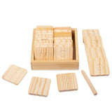 Montessori Children's Wooden Spelling Letters Practice Board