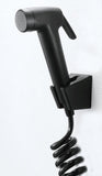Black Handheld Bidet Spray ABS Shower Sprayer Set Toilet Faucet
