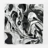 Marble Silk Scarf Abstract Silk Square Scarf