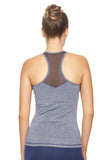 AQ249 Women's Mesh Panel Racerback