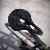 ZTTO Bicycle 3D Printed Saddle Titanium Rails Ti Power Patented Material Comfortable Road Bike MTB Seat Cozy Honeycomb Cushion