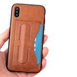 Slap Stand iPhone X Card Case