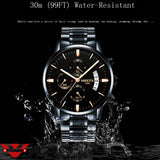 NIBOSI Men's Masculino Military Quartz Wrist Watch