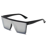 GUELPH | S2069 - Flat Top Square Oversize Fashion Sunglasses