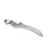 Elfasio Stainless Steel Pendant Necklace Zulfiqar Imam Ali Sword Muslim Mens Chain Jewelry 45-90cm