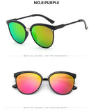 Cat Eye Brand Designer Sunglasses Women Luxury Plastic Sunglasses