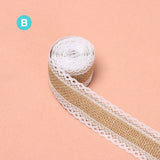 2M Burlap Ribbon Vintage Wedding Centerpieces