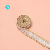 2M Burlap Ribbon Vintage Wedding Centerpieces