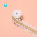2M Burlap Ribbon Vintage Wedding Centerpieces