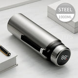1000ML Smart Thermos Vacuum Flask with Temperature Display