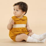 Matching Clothes for Newborn Infants-Smocking Romper Overalls