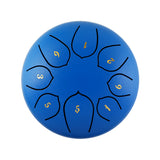 6 Inch Lotus Drum 8 Tone Steel Tongue Drum Percussion Musical Instrument With Drumsticks With a Clean Ethereal Buddha-Like Sound