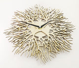 Wooden Wall Clock ,  Decorative Clock "TREES"