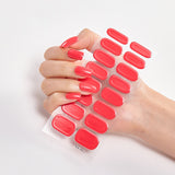 Nail-art Sticker Pure Solid Color Self Adhesive Nail Sticker Nail Sticker