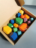 Wooden Rainbow Stacking Balance Stones for Kids Educations