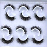 HBZGTLAD 2/4 Pairs Natural False Eyelashes Fake Lashes Long Makeup 3d Mink Lashes Eyelash Extension Mink Eyelashes for Beauty - shopwishi 