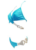 Gina Impressive Top & Skimpy Bottom - Turquoise
