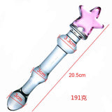Pink Hippocampus Glass Dildo Realistic Sex Adults Toys