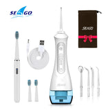 Seago Rechargeable Electric Toothbrush With Water Flosser