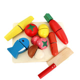 Let's Make Wooden Montessori Toy Baby Toys Baby Gift Set Wooden Cutlery  Wooden Baby Teeth Toddler Pretend Play Kitchen Beads