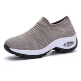 Spring Women Sneakers Shoes Flat Slip on Platform Sneakers for Women