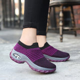 Spring Women Sneakers Shoes Flat Slip on Platform Sneakers for Women