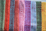 OM Hindu Yoga Meditation Prayer Shawl - Large Color Base