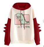 Oversized Hoodies Womens Harajuku Plus Size Women Sweatshirt Flamme Print Korean Style Winter Coat Pink Clothing Blak Tops