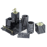 Home Marble Bathroom Accessories Set Marble Effect Accessory Bathroom Set