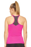 AQ249 Women's Mesh Panel Racerback