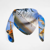 Salvador Dali Silk Scarf Bandana Scarf Women Scarf