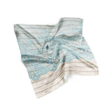 Wood Lace Women Neck Tie Silk Scarf Bandana Scarf