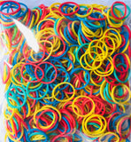 600 Elastic Different Colors Rubber Loom Bands Bracelet