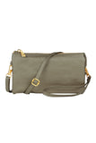 7013lpd - Faux Crossbody Wristlet Bag