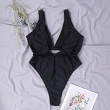 European and American Swimsuit Black Mesh