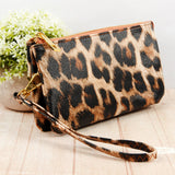 7013lpd - Faux Crossbody Wristlet Bag