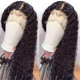 Natural Curly Hair Extensions Wigs,Cuticle Aligned Virgin Hair Wigs,Human Hair Full 360 Lace Frontal Wig for Black Women