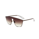 Metal Frame Reflective Mirror Sunglasses