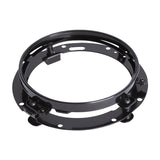 Chrome Black Mounting Bracket Trim Ring for 7 Inch Round LED Headlight Headlamp Car Motorcycle Accessories