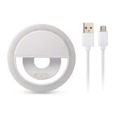 36 LED Portable Light Night Phone Flash Light Led Camera Clip-On Mobile Phone Selfie Ring Light Video Usb Charging for All Phone