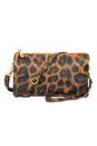 7013lpd - Faux Crossbody Wristlet Bag